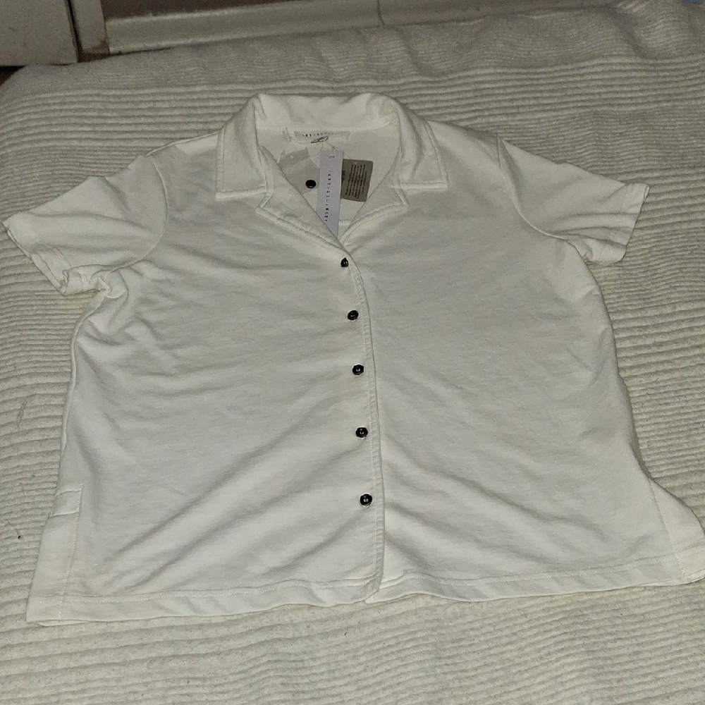 White Button-Up Shirt